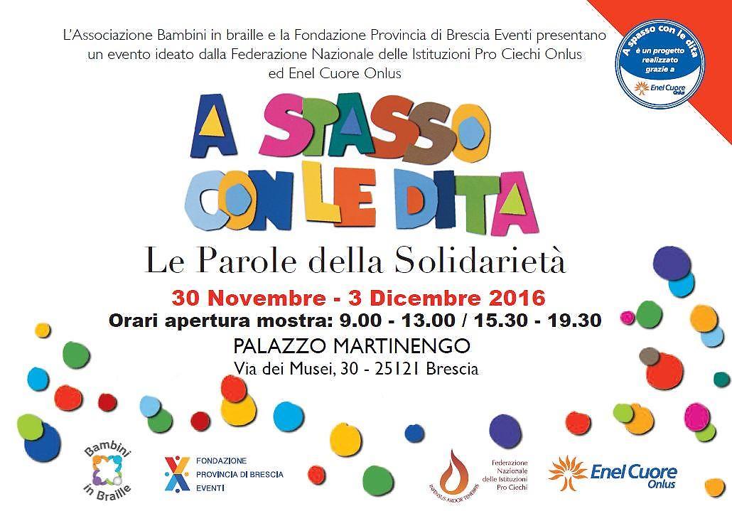 A Spasso Con Le Dita Le Parole Della Solidarieta La Provincia