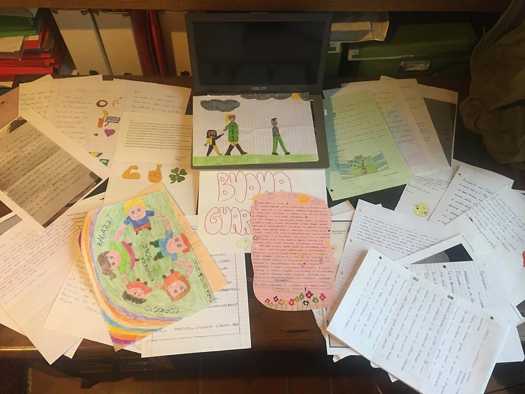 Coronavirus Lettere E Disegni Di Pronta Guarigione La Provincia