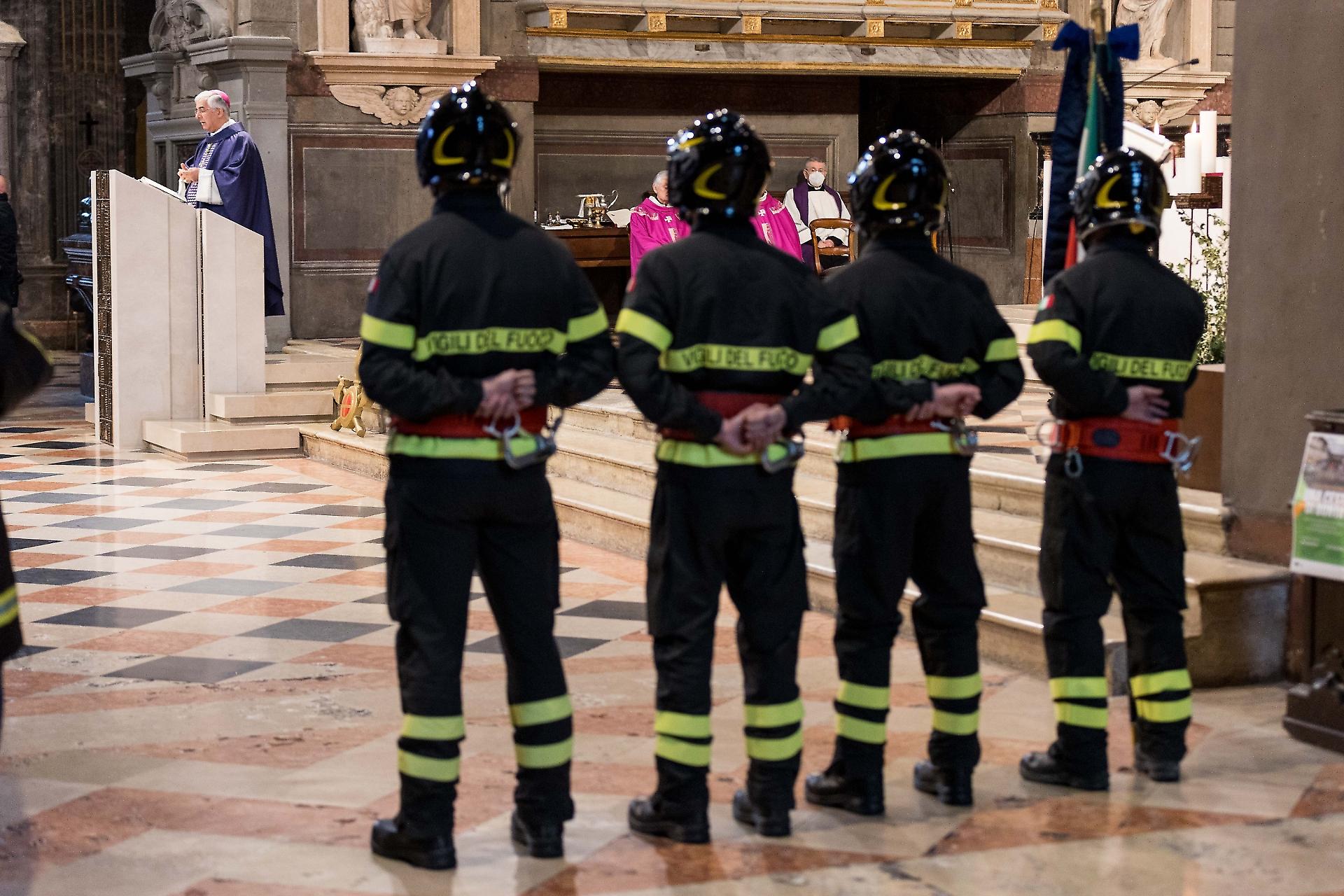 preghiera dei vigili del fuoco
