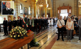 Un addio commosso al maggiore Antonio Savino