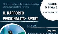 "Il Rapporto personalit&agrave;-Sport": incontro online con i grandi campioni