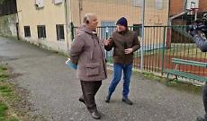 Vialli, troupe televisive in città per la messa a Cristo Re