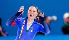 Lollobrigida oro e record olimpico nei 3000 metri del pattinaggio di velocit&agrave;
