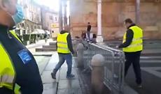 Ultimi preparativi in città per l'arrivo del Capo dello Stato