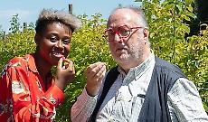 Edoardo Raspelli, ospite speciale al frutteto di cascina San Marco