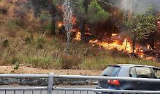 Devastazione incendi, la Protezione civile lotta contro il fuoco