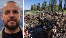 Parco al Po stravolto: «Dopo la bufera ancora tutto da fare»