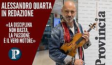Alessandro Quarta in redazione: «La disciplina non basta, la passione è il vero motore»