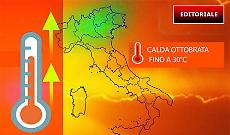 Meteo: con l'Ottobrata temperature estive anche al Nord