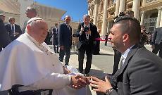 Il Papa benedice Capperi: «Avanti nella tua lotta»