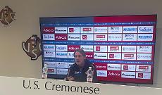 Nicola carica la Cremonese: &laquo;Pronti a dare il massimo. Pazienza, sorriso, entusiasmo&raquo;