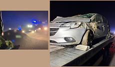 Imbocca la strada chiusa da 20 anni: due giovani feriti nello schianto