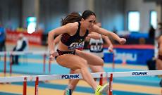 Sveva Gerevini  in azione agli italiani indoor di Ancona (Foto di GRANA/ FIDAL FIDAL)