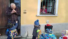 Colonna del volontariato e cantastorie del Po