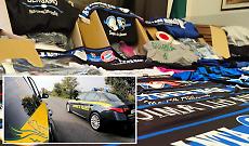 Vestiti contraffatti per la partita di Champions League, sequestrati 800 capi