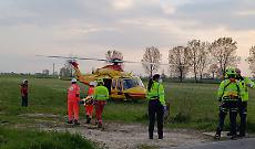 Infortunio sul lavoro: 27enne ferito con il muletto