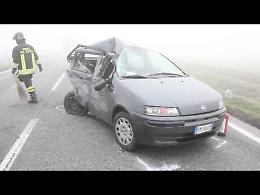 Il video dell'incidente sulla via Giuseppina a Cremona