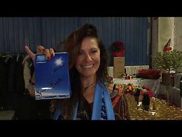 VIDEO La paracadutista Brighetti festeggiata al Migliaro