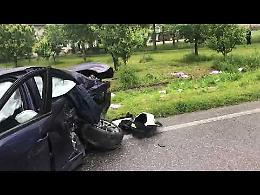 VIDEO La scena dell'incidente stradale mortale