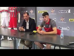 VIDEO3 Cremonese, la presentazione del terzino Nadir Zortea