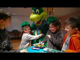 VIDEO Scolaresca in visita al cantiere di LEGOLAND® Water Park Gardaland