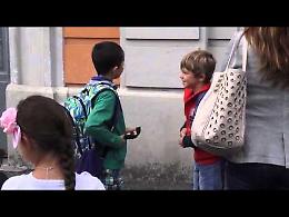 Il primo giorno di scuola alle elementari Trento Trieste