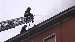 VIDEO L'incendio in via Giuseppina
