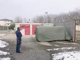 Un container
per spogliatoio