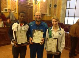 Desalu, Feudatari e il tecnico Contini premiati a Parma dal sindaco Pizzarotti