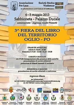 Torna a Sabbioneta la fiera del libro del territorio Oglio Po