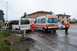 Incidente col furgone dell'ospedale di Sospiro