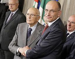 Ecco il nuovo governo di Enrico Letta
