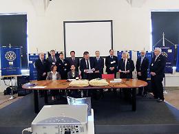 Il palazzo ducale di Mantova rinasce grazie anche ai rotariani piadenesi