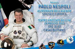 Incontro con l'Astronauta Nespoli al Teatro Bellini