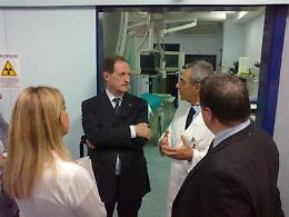 L'assessore Mantovani in visita all'ospedale