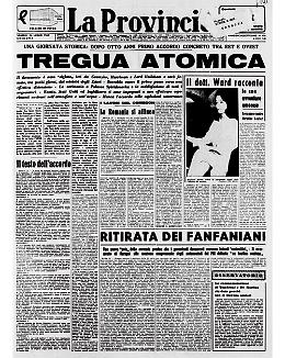 Giornata storica: accordo dopo 8 anni tra Est e Ovest per una tregua "atomica"