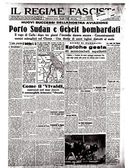 "Amore e fedeltà al Duce che tutti guida verso il radioso domani"