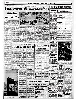 Una carta di navigazione anche per il Po