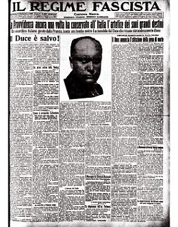 Fallito tentativo di assassinio a Benito Mussolini