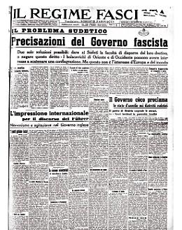 Dopo l'Austria, la Germania vuole i Sudeti. Mussolini mediatore
