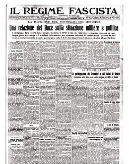 Mussolini: Italia militarmente imbattibile!