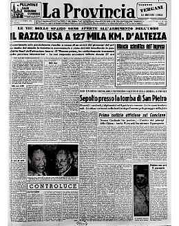 Il razzo Usa a 127mila Km d'altezza