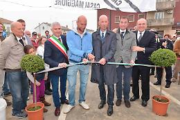 Monumento al Canottaggio, taglio del nastro inaugurale