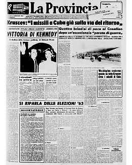 Kruscev annuncia la fine degli esperimenti nucleari - Elezioni americane: il declino di Nixon