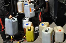 Sul furgone 440 litri di carburante