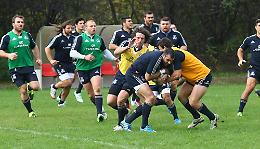 Italrugby in allenamento a San Zeno, le Fiji alla Bissolati