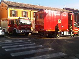 Perdita di acido cloridrico, vigili del fuoco in azione