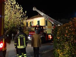 Paura per un camino a fuoco