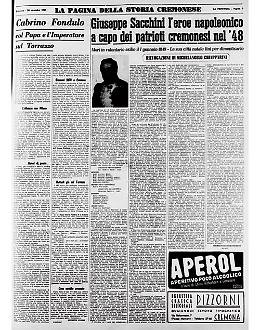 Cabrino Fondulo col Papa e l'Imperatore sul Torrazzo di Cremona