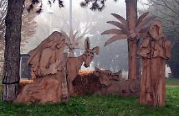 Presepe ad altezza naturale
ai giardini di Porta Serio